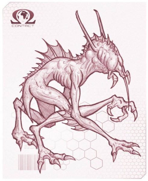 Чупакабра раскраска