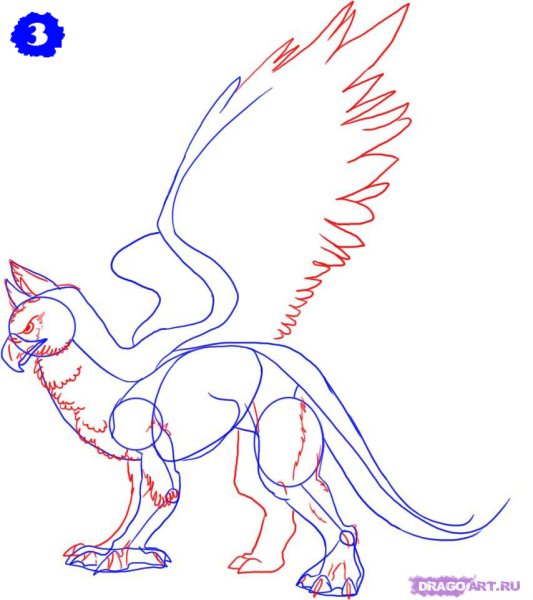 Мифические существа карандашом легко