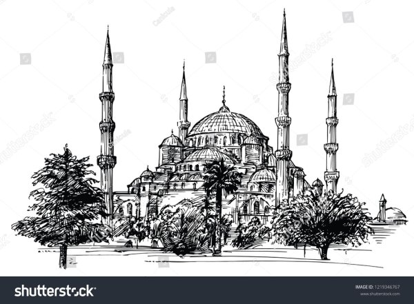 Раскраска Стамбул Галатская башня