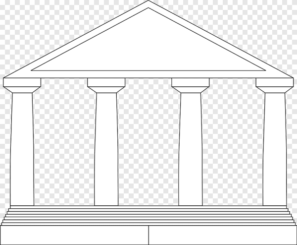 Храм древней Греции нарисова