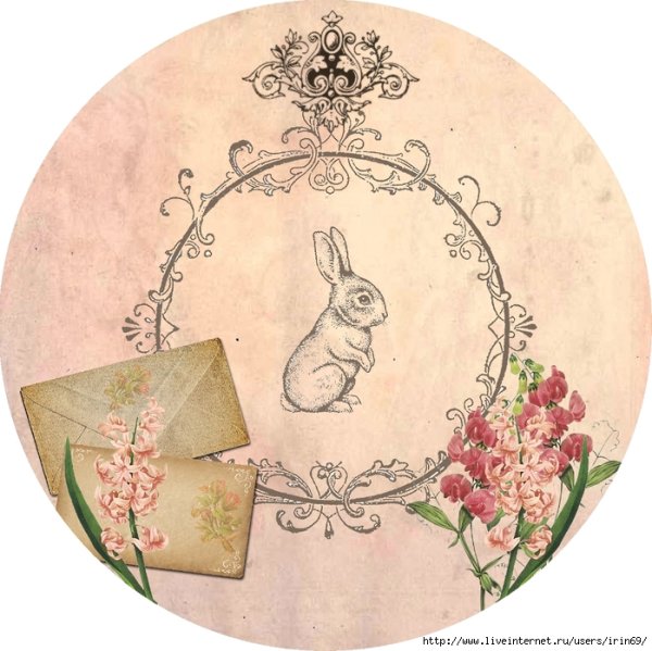 Винтажные рисунки легкие