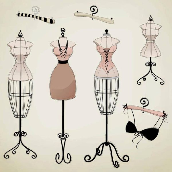 Манекен стилизованный