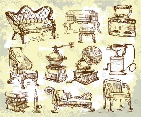 Мебель рисунок