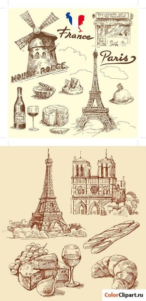 Франция символ рисунок