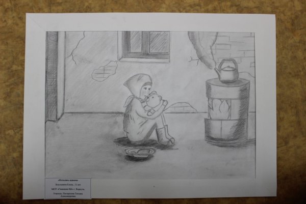 Блокадный Ленинград рисунки детей