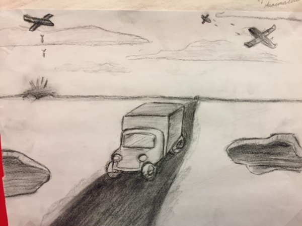 Блокада Калининграда рисунки