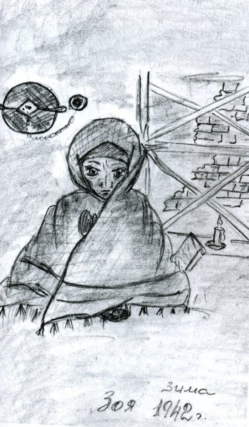 Нарисовать дети блокадного Ленинграда