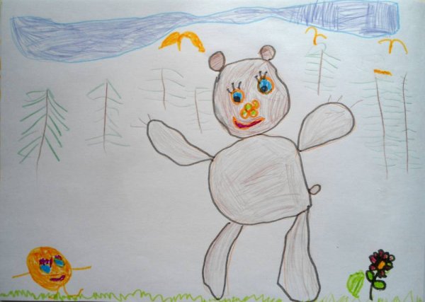 Рисуем сказку Колобок