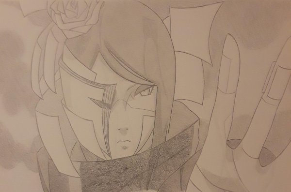 Итачи и Конан нарисовать