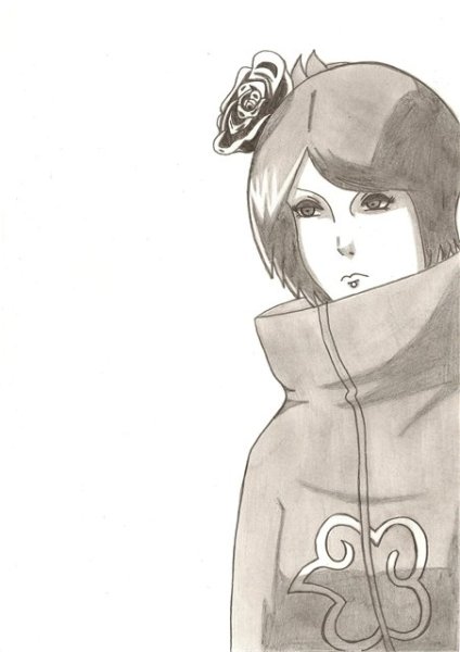 Конан Наруто нарисовать