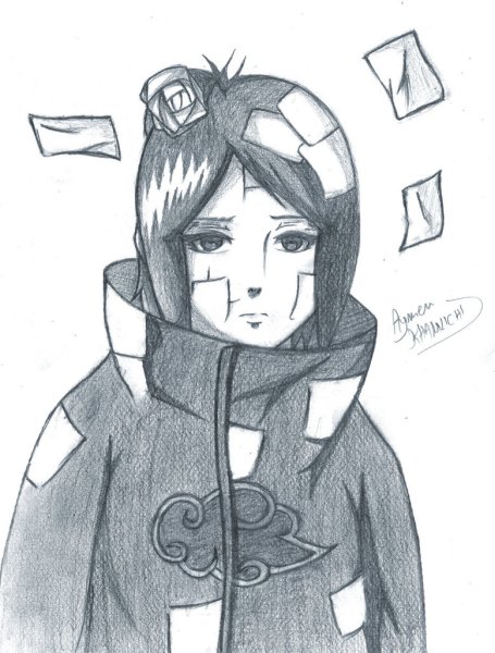 Конан из Наруто для срисовки