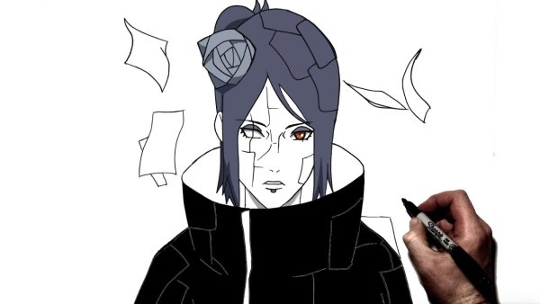 Конан карандашом