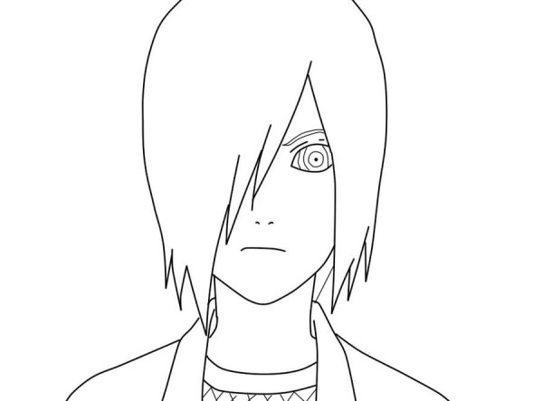 Узумаки Нагато срисовать