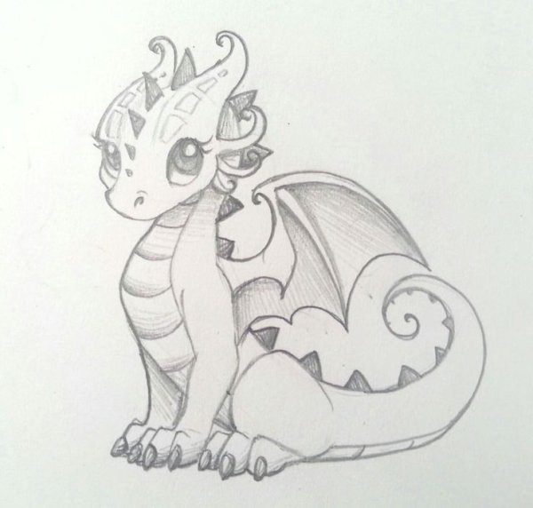 Милые драконы легко