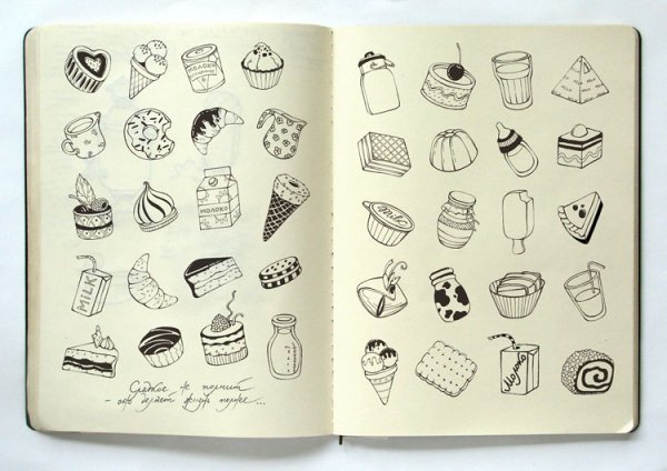 Рисунки для скетчбука лёгкие