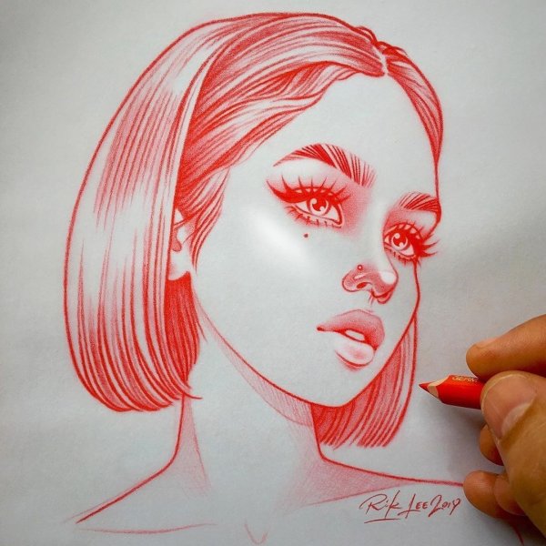 Идеи для рисования девушек