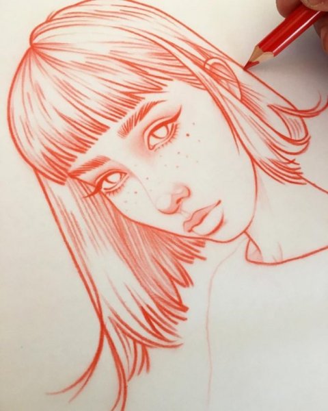 Красный рисунок