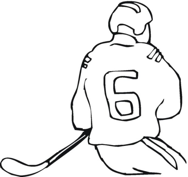 Хоккей поэтапное рисование