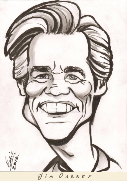 Джим Керри шарж