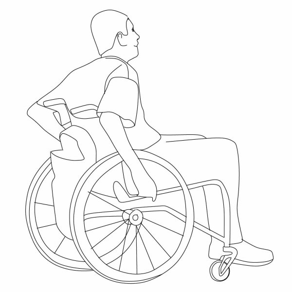 Нарисовать инвалида