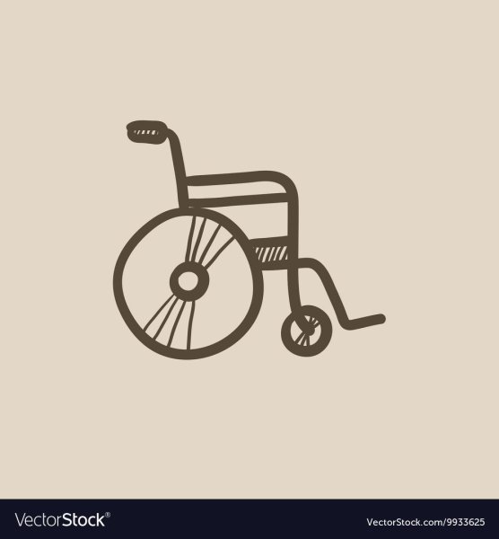 Инвалидная коляска набросок