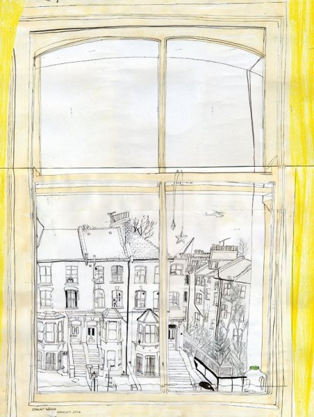 Окно со ставнями