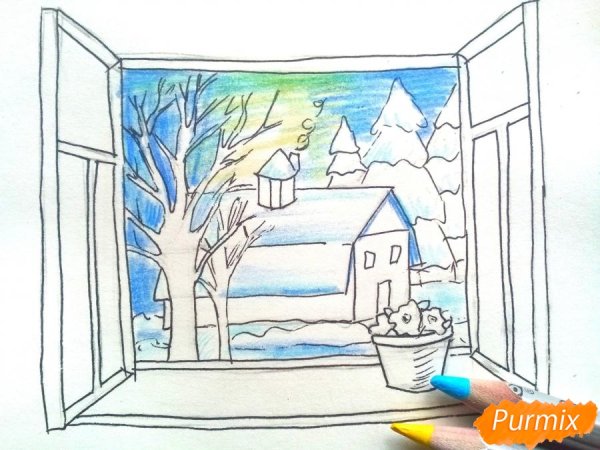 Рисунок на тему окно