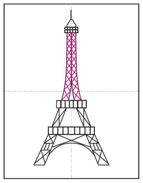 Башня карандашом