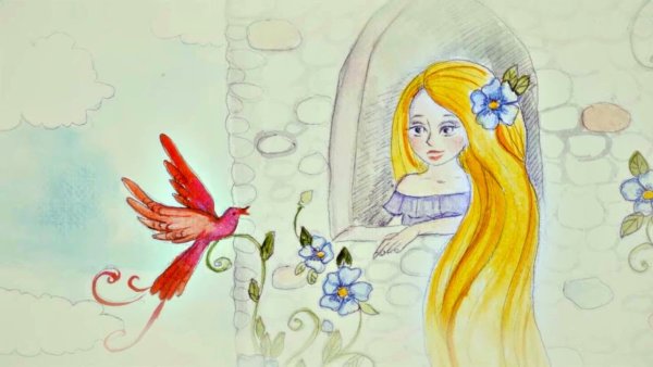 Хрустальный дворец у Златовласки легкий срисовать