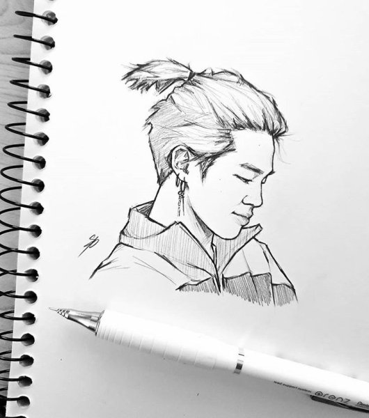 Рисунки корейцев легкие