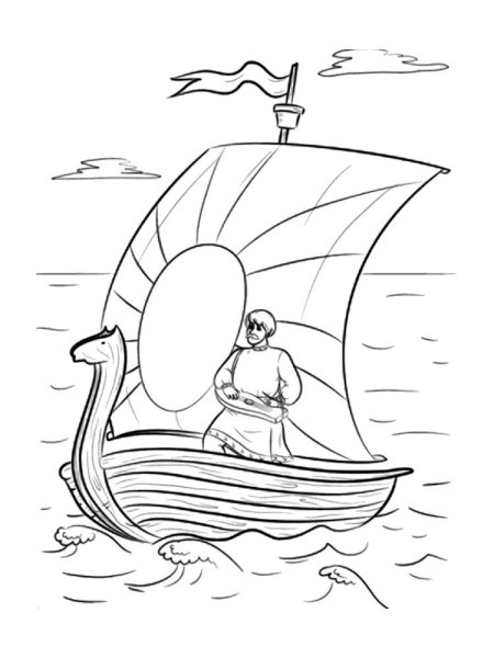 Иллюстрация к былине Садко