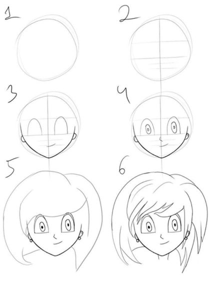 Рисунки карандашом пошагово для начинающих