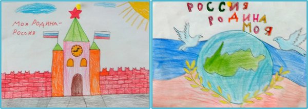 Рисунок на тему наша Родина