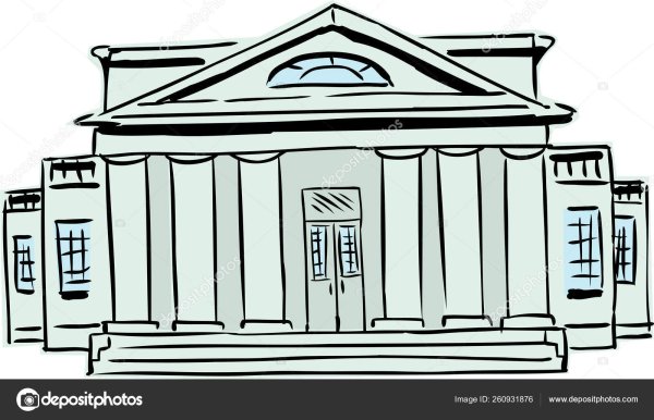 Нарисовать здание театра