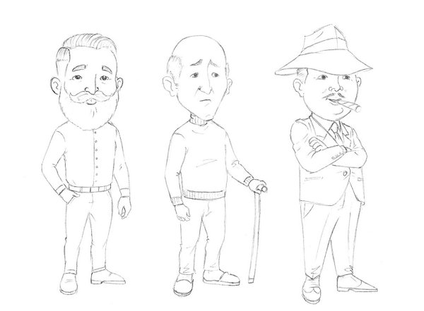 Рисунок мальчика карандашом