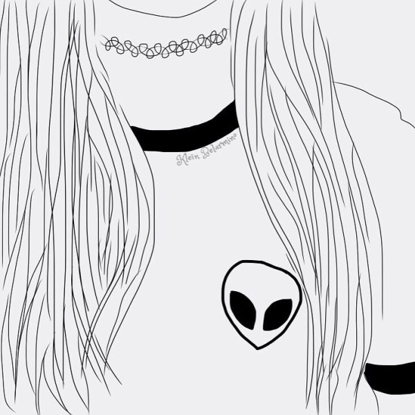 Чёрно-белые рисунки для срисовки красивые