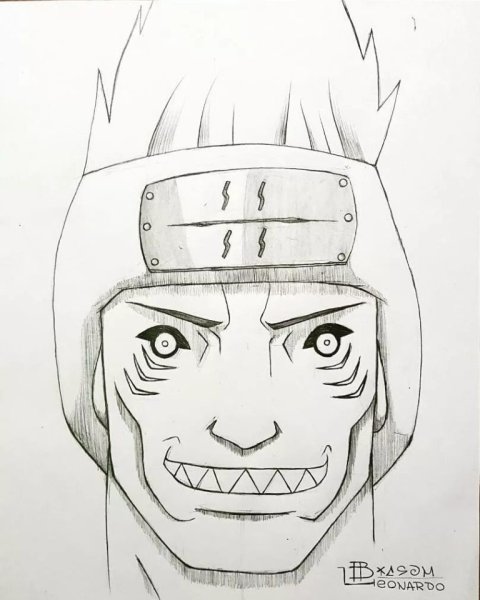 Нарисовать Наруто персонажей Кисаме