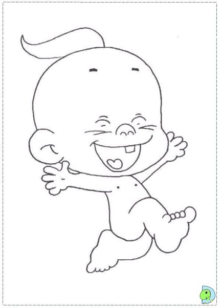 Раскраска Карапуз