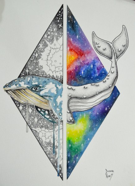 Космос для срисовки