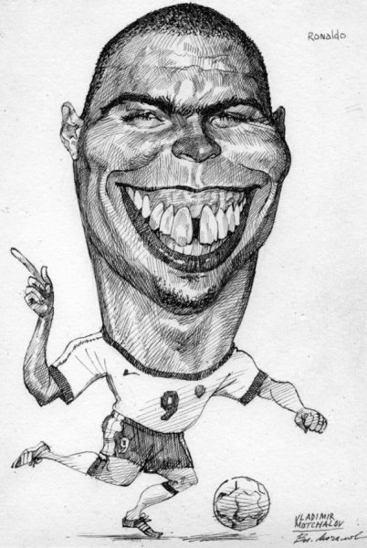 Шарж набросок