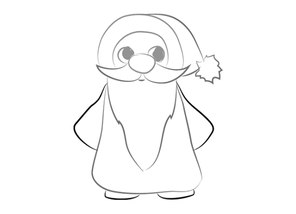 Дед Мороз рисунок