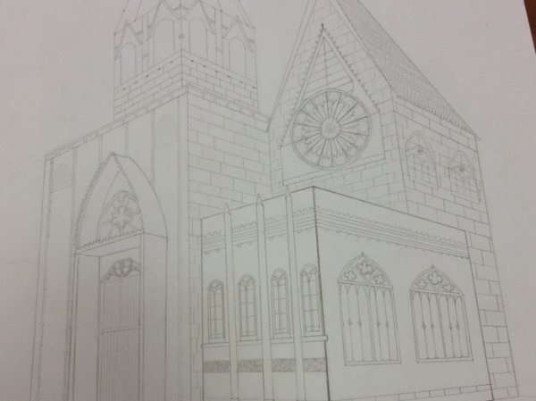 Лимбургский собор чертеж