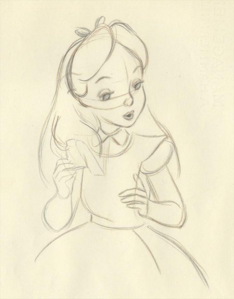 Рисунки карандашом принцессы Дисней