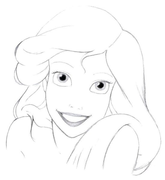 Фея рисунок карандашом для срисовки