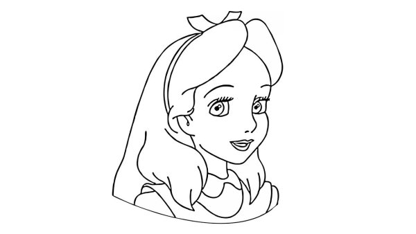 Контур Ариэль для рисования