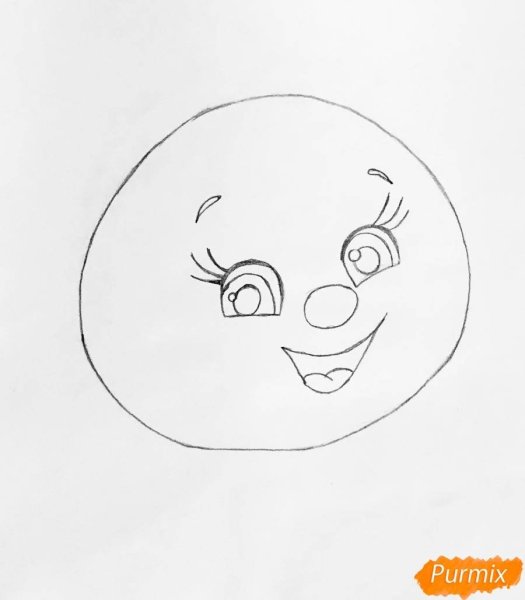 Колобок рисунок