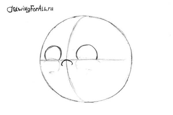Колобок поэтапное рисование