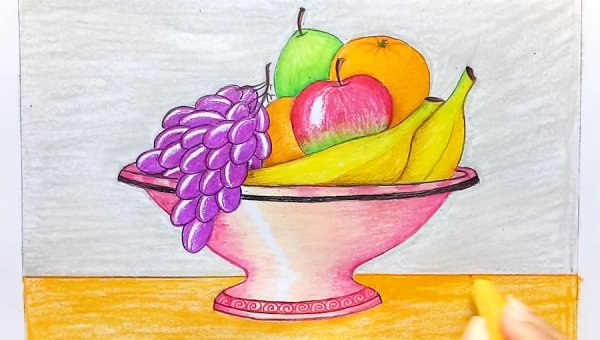 Натюрморт с фруктами для детей