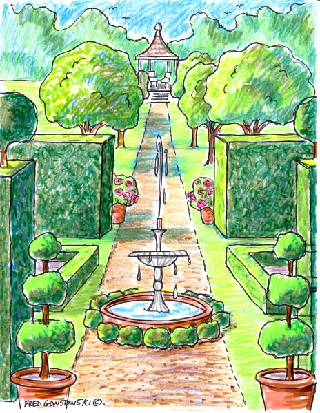 Рисунок на тему парк