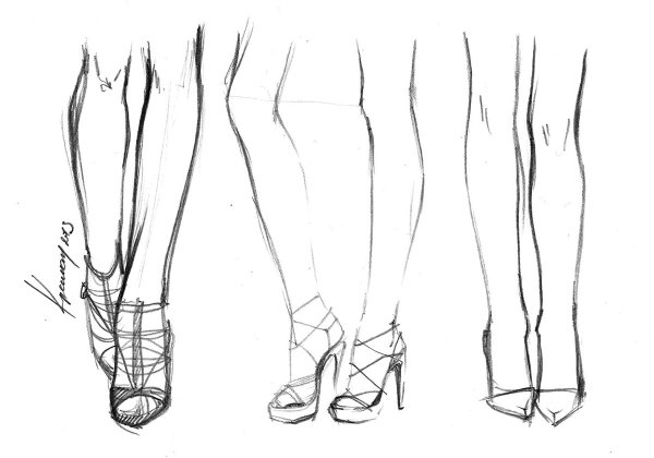 Ноги рисовать